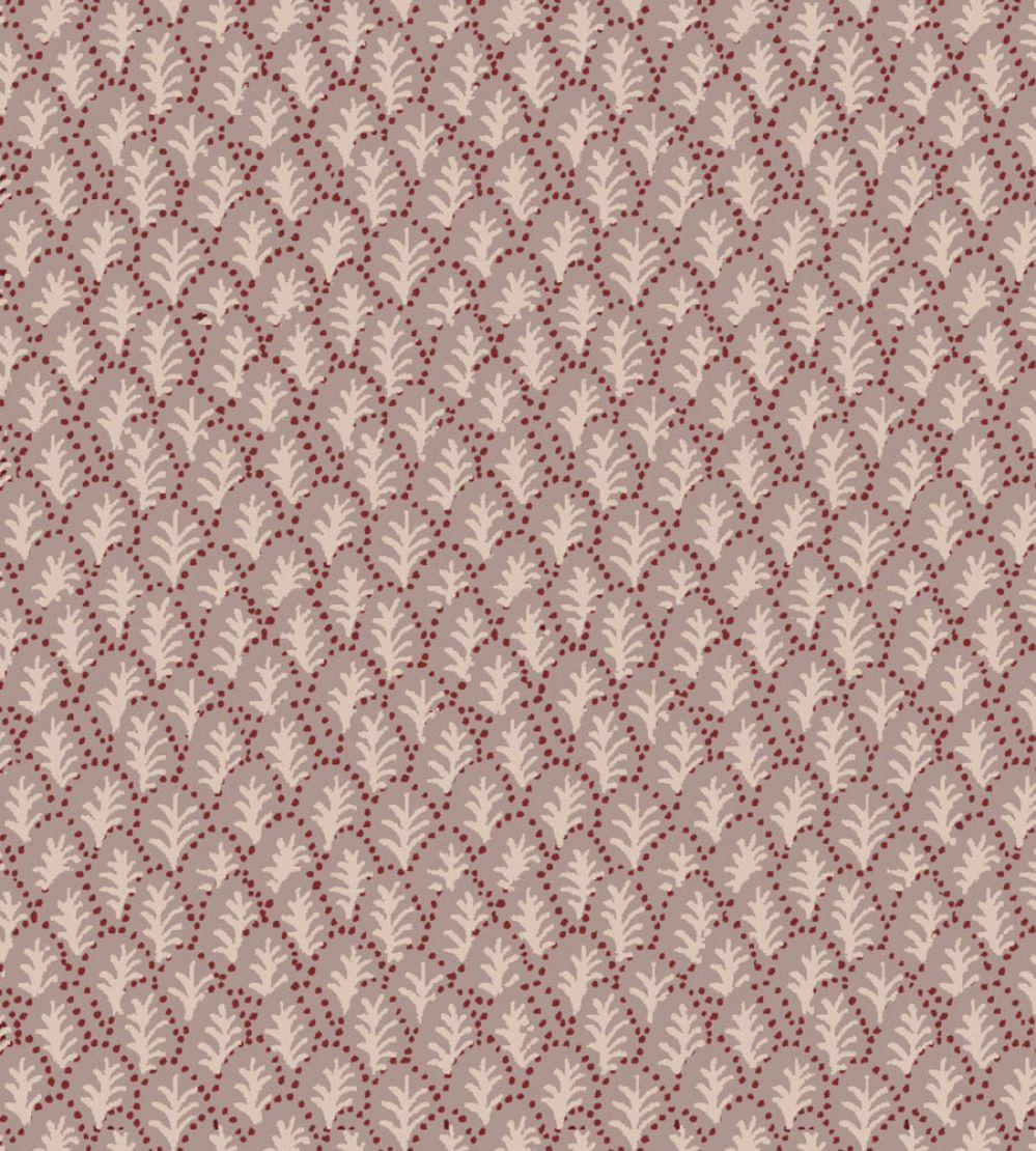 Trees II Fabric by Parker & Jules Lilac
