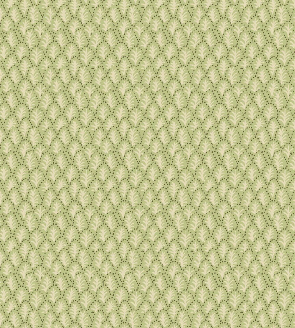 Trees II Fabric by Parker & Jules Pistachio