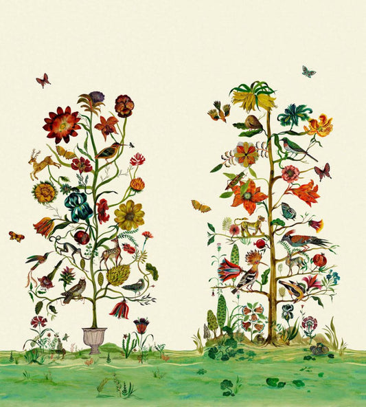 Trees of Wonder Mural by Christopher Farr Cloth Grass