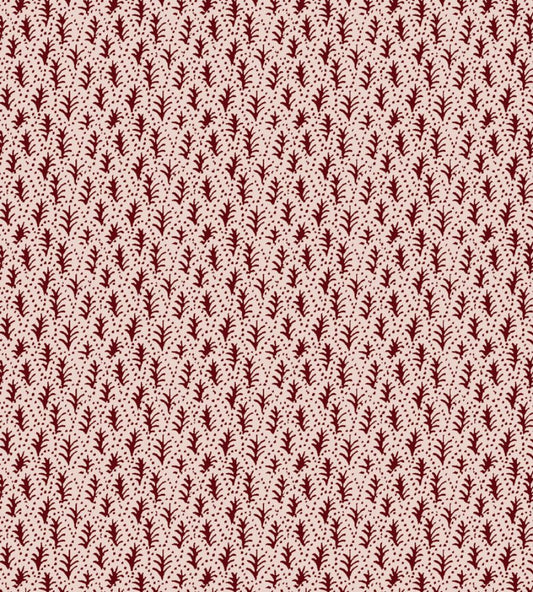 Trees Fabric by Parker & Jules Rose Crimson