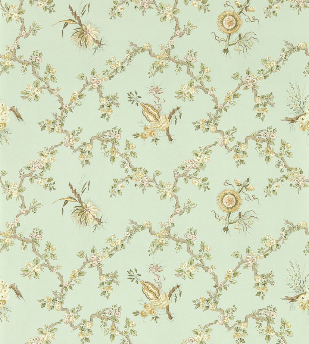 Trelliage Wallpaper by Sanderson Aphrodite/Blush