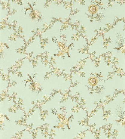 Trelliage Wallpaper by Sanderson Aphrodite/Blush