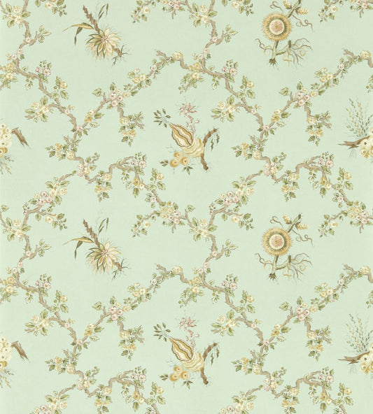 Trelliage Wallpaper by Sanderson Aphrodite/Blush