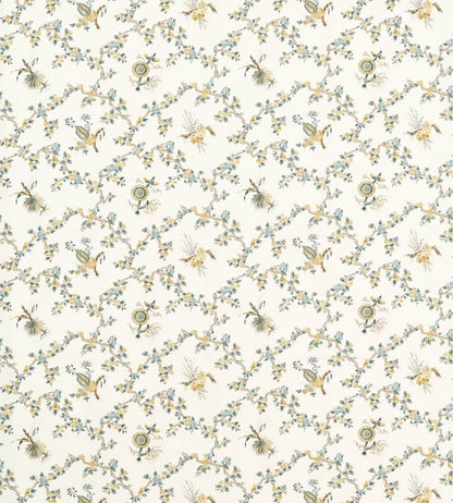 Trelliage Fabric by Sanderson Chamomile/Chalk