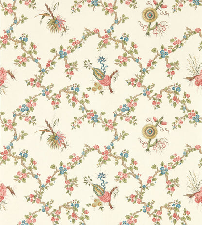 Trelliage Wallpaper by Sanderson Raspberry/Stone