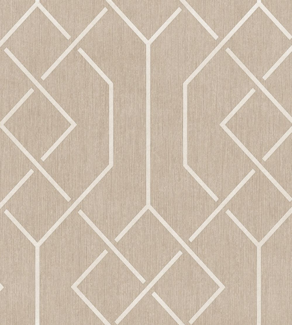 Trellis Wallpaper by Coordonne Stone