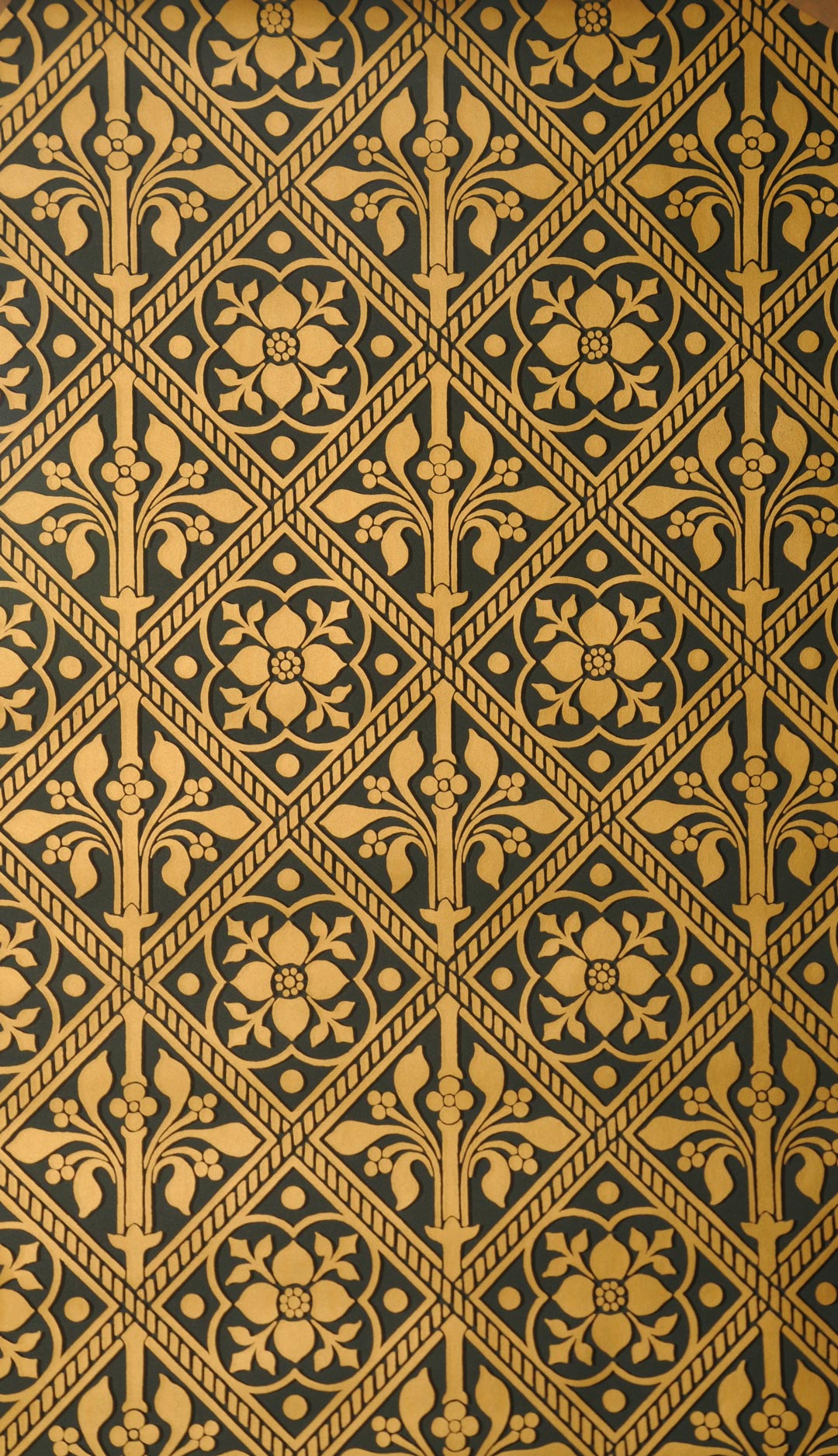 Trellis Roller Print Wallpaper by Watts 1874 in Melrose Green