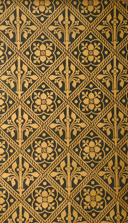 Trellis Roller Print Wallpaper by Watts 1874 in Melrose Green