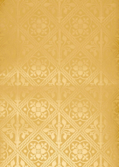 Trellis Roller Print Wallpaper by Watts 1874 in Vermont Sand