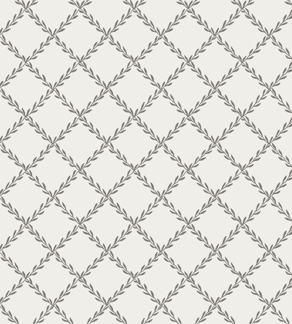 Trellis Wallpaper by Sandberg Graphite