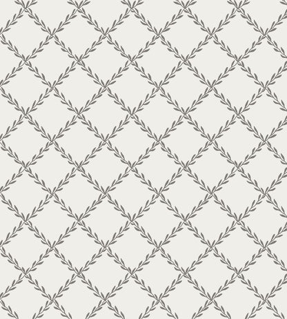 Trellis Wallpaper by Sandberg Graphite