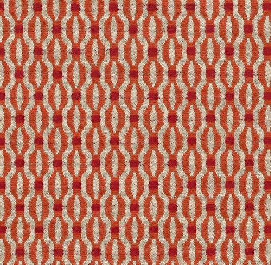Trellis Fabric by Marvic Textiles in Scarlet