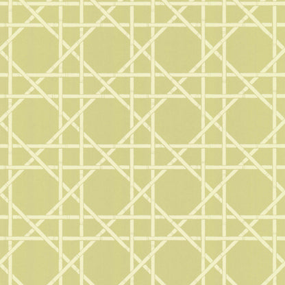Trellis Wallpaper by Langelid Von Bromssen in Dusty Lemon