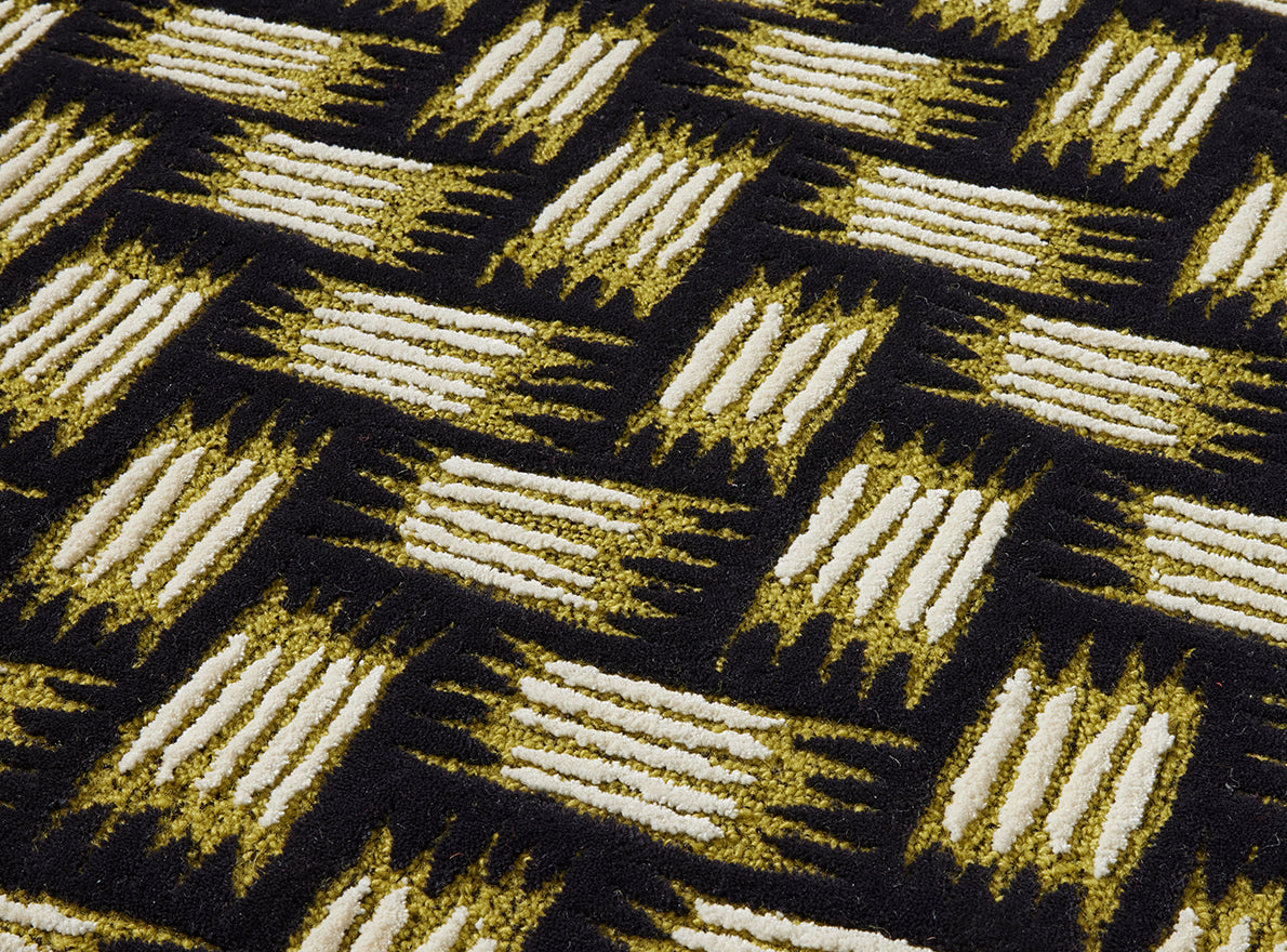 Tressage Rug by Le Manach shown in a room setting (view 1)