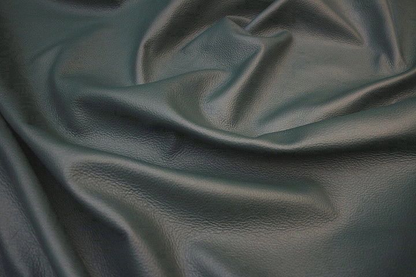 TRH-L1150 Green supple waxy-feel upholstery leather hide, detail view 4