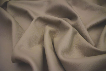 TRH-L1167 Neutral top grain pebble upholstery leather hide, detail view 3