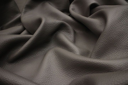 TRH-L1169 Grey top grain pebble upholstery leather hide