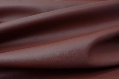 TRH-L1213 Red smooth top grain upholstery leather hide, detail view 3