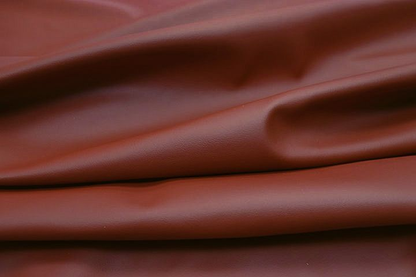 TRH-L1220 Red smooth top grain upholstery leather hide, detail view 3