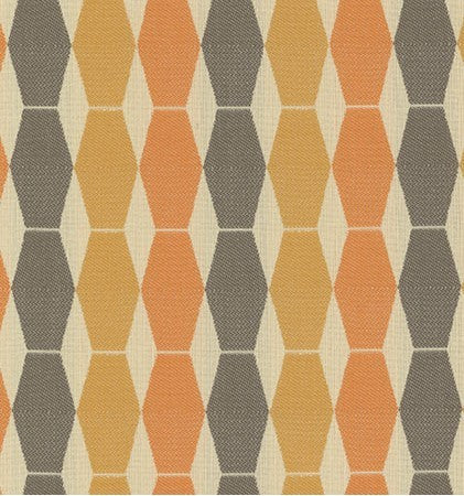 TRH5842 Hexagon Diamond Outdoor Fabric swatch, colorway TRH5842.B (neutral)