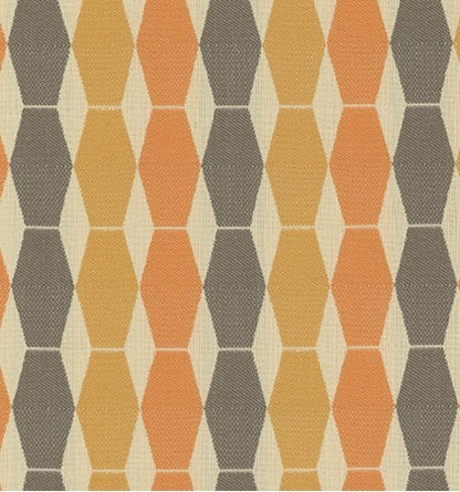 TRH5842 Hexagon Diamond Outdoor Fabric swatch, colorway TRH5842.B (neutral)