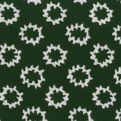 TRH5854 Starburst Medallion Outdoor Fabric swatch, colorway TRH5854.A (green)