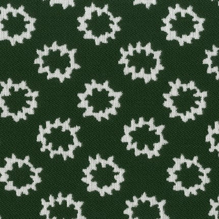 TRH5854 Starburst Medallion Outdoor Fabric swatch, colorway TRH5854.A (green)