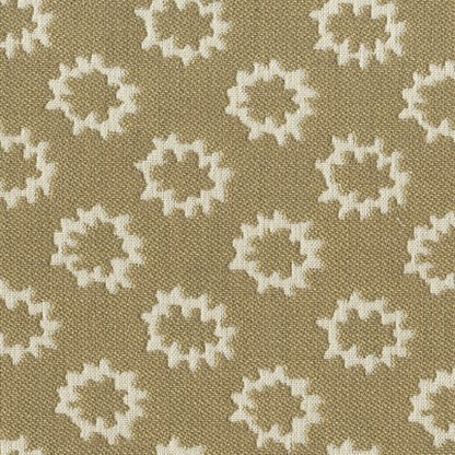 TRH5854 Starburst Medallion Outdoor Fabric swatch, colorway TRH5854.B (neutral)