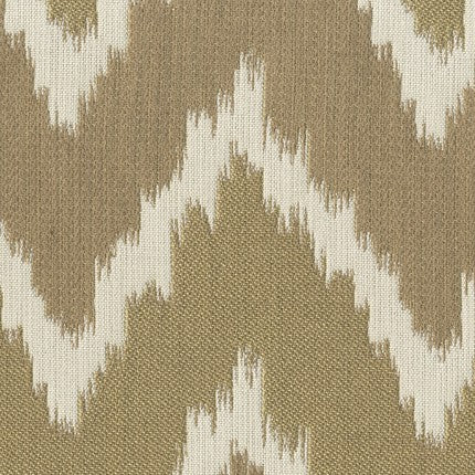 TRH5855 Ikat Chevron Outdoor Fabric swatch, colorway TRH5855.B (neutral)