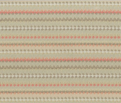 TRH5858 Banded Geometric Outdoor Fabric swatch, colorway TRH5858.A (pink)