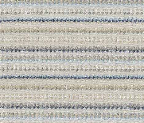 TRH5858 Banded Geometric Outdoor Fabric swatch, colorway TRH5858.B (blue)