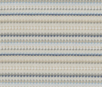 TRH5858 Banded Geometric Outdoor Fabric swatch, colorway TRH5858.B (blue)