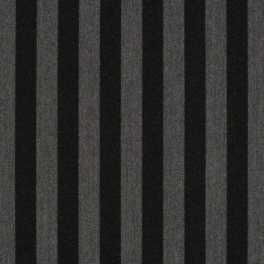 TRH5892 Fine Outdoor Stripe swatch, colorway TRH5892.A (black, grey)