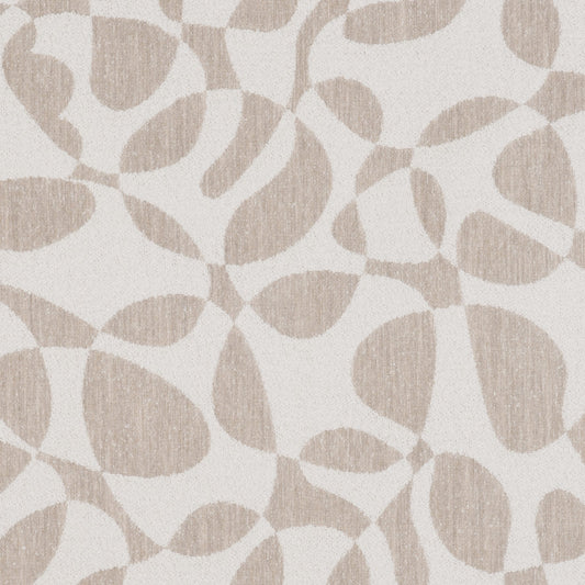 TRH5898 Organic Petal Outdoor Fabric swatch, colorway TRH5898.A (white)