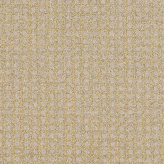 TRH5900 Dotted Grid Outdoor Fabric swatch, colorway TRH5900.B (yellow, neutral)