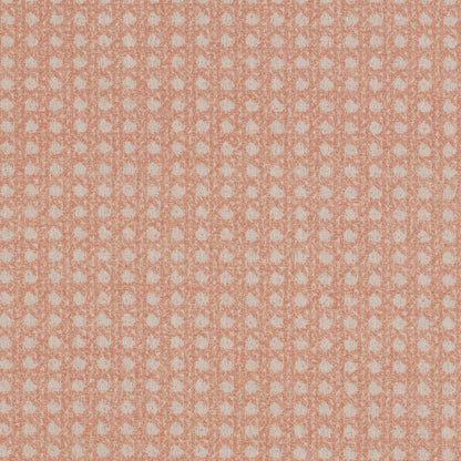 TRH5900 Dotted Grid Outdoor Fabric swatch, colorway TRH5900.D (pink, orange)