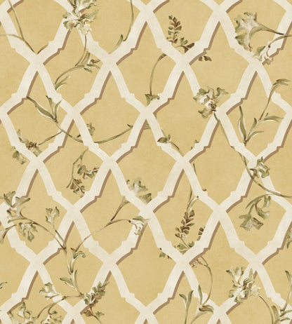 Triana Wallpaper by Coordonne Ocre