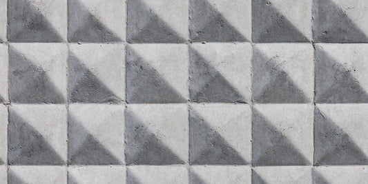 Triangle Square Gray mural by Rebel Walls