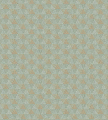 Triangles Tropicales Wallpaper by Jannelli&Volpi Duck Egg Blue