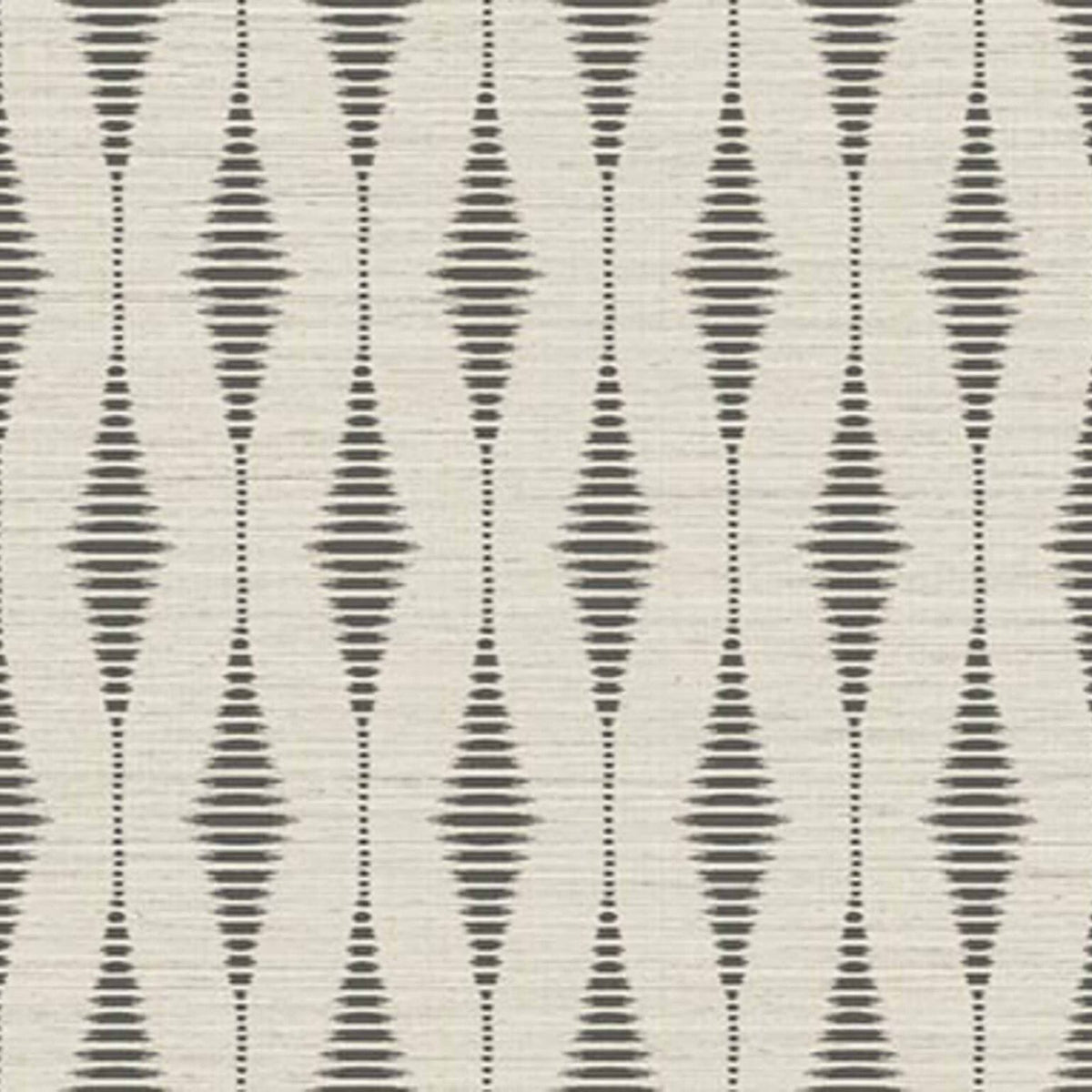 Tribalis contract wallcovering by Coordonné in White/Grey 64950108, flat pattern view
