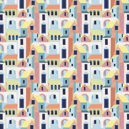 Trinidad fabric by Coordonné in Citrico, flat pattern view