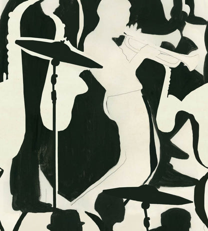 Tripping Wallpaper by MINDTHEGAP Anthracite
