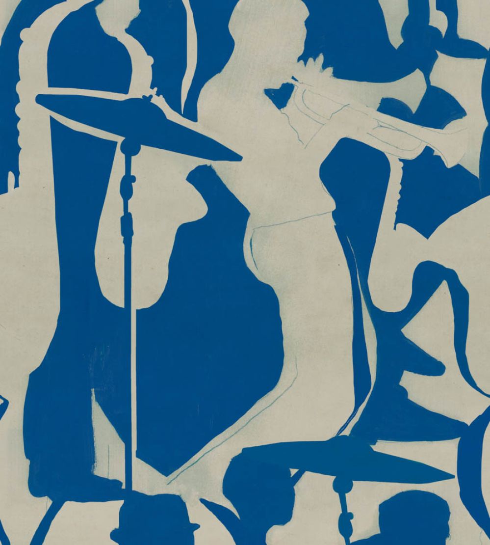 Tripping Wallpaper by MINDTHEGAP Blue