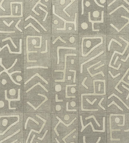 Trojan Outdoor Fabric by Andrew Martin Smoke