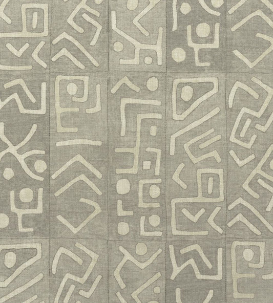Trojan Outdoor Fabric by Andrew Martin Smoke