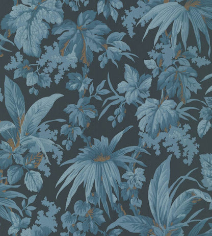 Tropical Wallpaper by Jannelli&Volpi Navy Blue