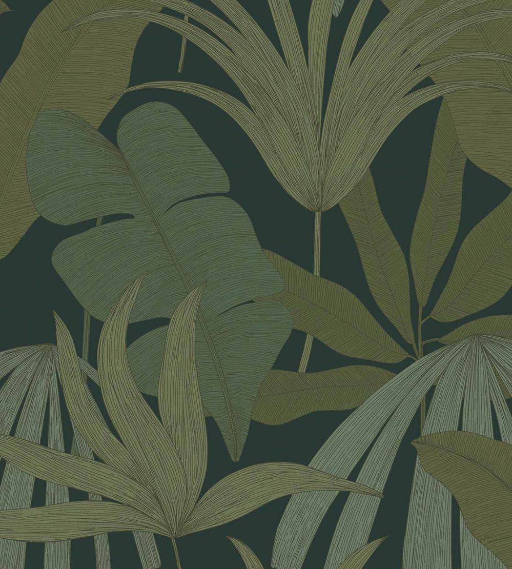 Tropical Palm Wallpaper by Eijffinger Green