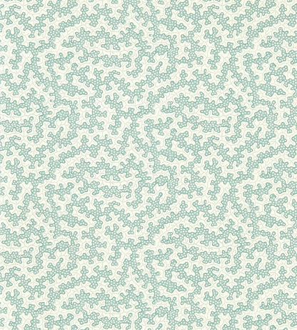 Truffle Wallpaper by Sanderson Blue Clay