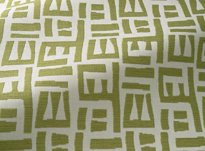 Tsomba Outdoor Fabric by Le Manach in Olive (L4008001)