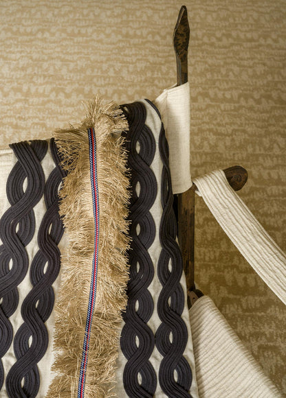 Tuamotu Fabric by Pierre Frey shown in a room setting (view 1)